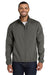 Port Authority J344 Mens Zephyr Wind & Water Resistant Full Zip Jacket Steel Grey Model Front