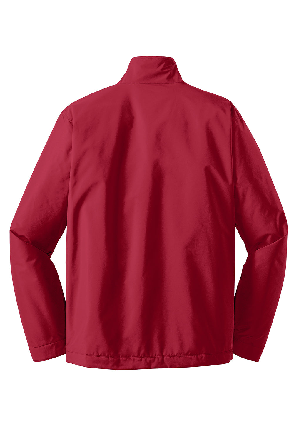 Port Authority J354 Mens Challenger II Wind & Water Resistant Full Zip Jacket True Red/True Black Flat Back