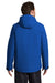 Port Authority J405 Mens Tech Windproof & Waterproof Full Zip Hooded Jacket Cobalt Blue Model Back