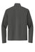 Port Authority J617 Mens Flexshell Water Resistant Full Zip Jacket Steel Grey Flat Back