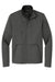 Port Authority J617 Mens Flexshell Water Resistant Full Zip Jacket Steel Grey Flat Front