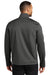 Port Authority J617 Mens Flexshell Water Resistant Full Zip Jacket Steel Grey Model Back