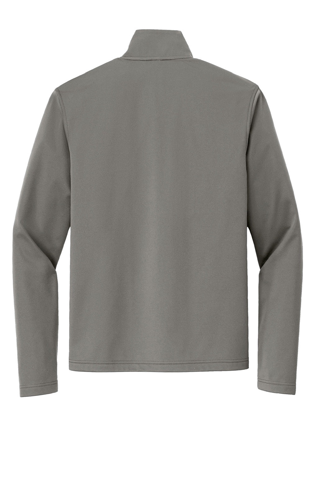 Port Authority J617 Mens Flexshell Water Resistant Full Zip Jacket Smoke Grey Flat Back