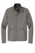 Port Authority J617 Mens Flexshell Water Resistant Full Zip Jacket Smoke Grey Flat Front