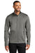 Port Authority J617 Mens Flexshell Water Resistant Full Zip Jacket Smoke Grey Model Front