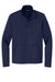 Port Authority J617 Mens Flexshell Water Resistant Full Zip Jacket True Navy Blue Flat Front