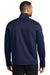 Port Authority J617 Mens Flexshell Water Resistant Full Zip Jacket True Navy Blue Model Back