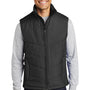 Port Authority Mens Wind & Water Resistant Full Zip Puffy Vest - Black
