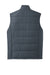Port Authority J709 Mens Wind & Water Resistant Full Zip Puffy Vest Slate Grey Flat Back