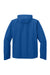 Port Authority J714 Mens C-FREE Water Resistant Full Zip Hooded Rain Jacket True Royal Blue Flat Back