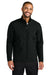 Port Authority J720 Mens C-FREE Core Water Resistant Soft Shell Full Zip Jacket Deep Black Model Front