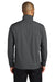 Port Authority J720 Mens C-FREE Core Water Resistant Soft Shell Full Zip Jacket Steel Grey Model Back