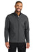 Port Authority J720 Mens C-FREE Core Water Resistant Soft Shell Full Zip Jacket Steel Grey Model Front