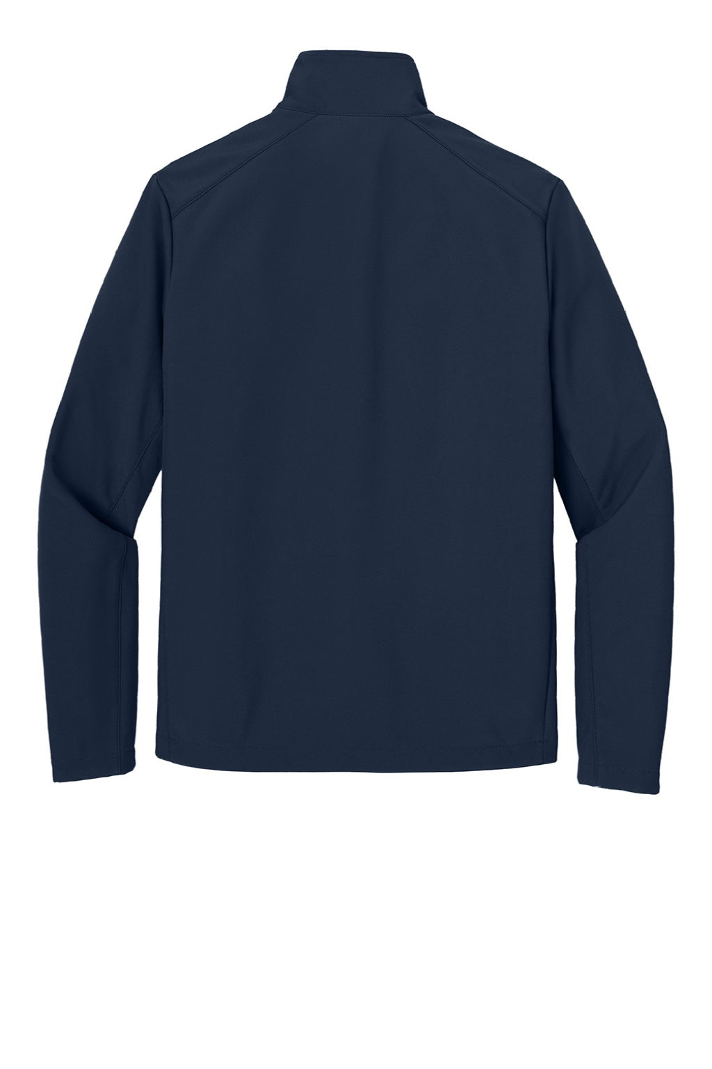 Port Authority J720 Mens C-FREE Core Water Resistant Soft Shell Full Zip Jacket True Navy Blue Flat Back