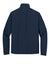 Port Authority J720 Mens C-FREE Core Water Resistant Soft Shell Full Zip Jacket True Navy Blue Flat Back