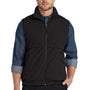 Port Authority Mens Charger Reversible Wind & Water Resistant Full Zip Vest - True Black