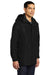 Port Authority J777 Mens 3-in-1 Wind & Water Resistant Full Zip Hooded Jacket Black Model 3q