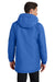 Port Authority J799 Mens Waterproof Full Zip Hooded Jacket Royal Blue Model Back