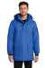 Port Authority J799 Mens Waterproof Full Zip Hooded Jacket Royal Blue Model Front