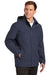 Port Authority J900 Mens Collective Waterproof Full Zip Hooded Jacket River Navy Blue Model 3q