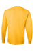 Jerzees 29LS/29LSR Mens Dri-Power Moisture Wicking Long Sleeve Crewneck T-Shirt Island Yellow Flat Back