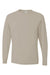 Jerzees 29LS/29LSR Mens Dri-Power Moisture Wicking Long Sleeve Crewneck T-Shirt Sandstone Brown Flat Front