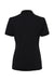 Jerzees 437WR Womens SpotShield Stain Resistant Short Sleeve Polo Shirt Black Flat Back