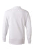 Jerzees 437LR Mens SpotShield Stain Resistant Long Sleeve Polo Shirt White Flat Back