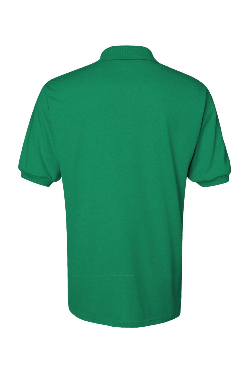 Jerzees 437M/437MSR Mens SpotShield Stain Resistant Short Sleeve Polo Shirt Kelly Green Flat Back