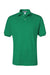 Jerzees 437M/437MSR Mens SpotShield Stain Resistant Short Sleeve Polo Shirt Kelly Green Flat Front