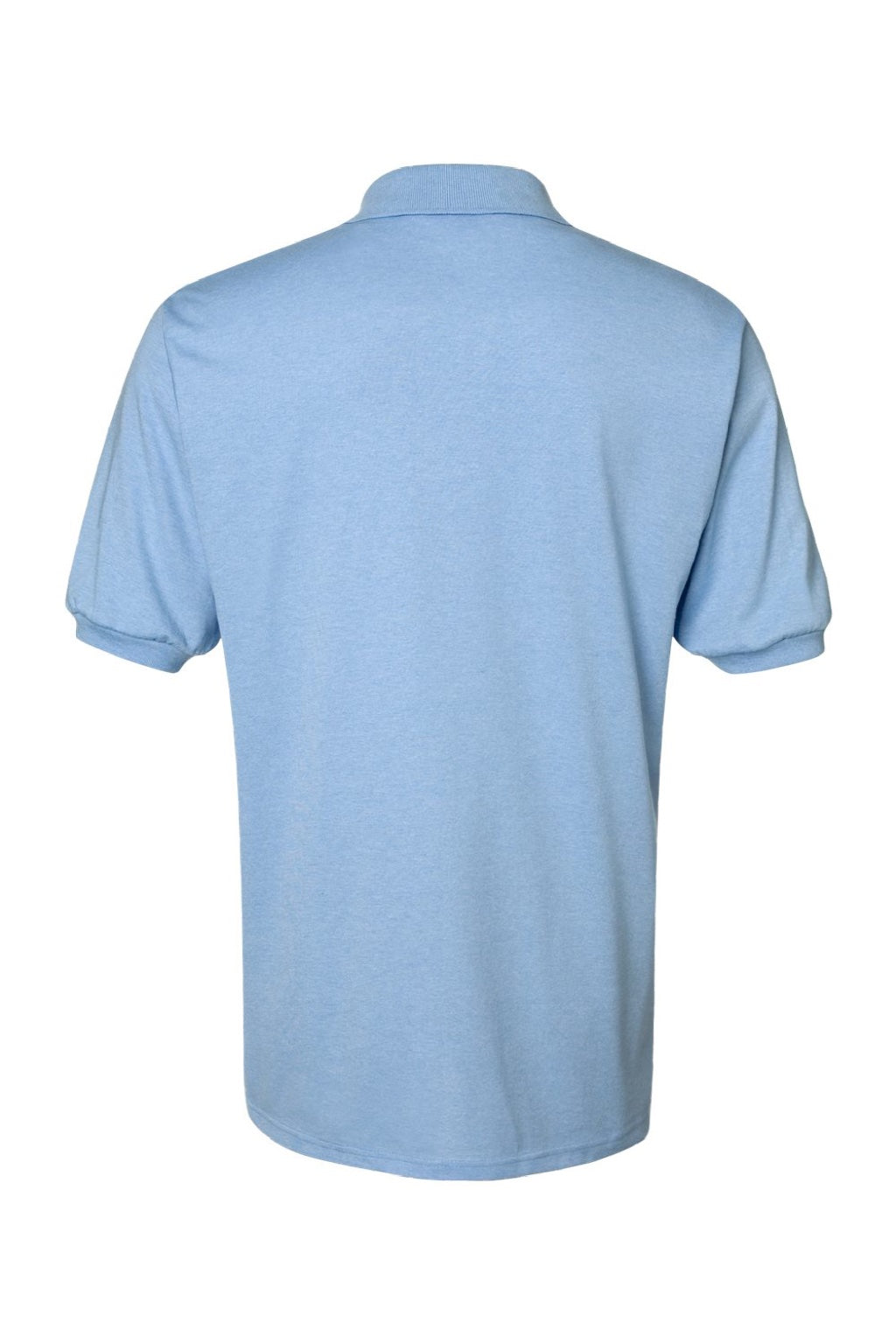 Jerzees 437M/437MSR Mens SpotShield Stain Resistant Short Sleeve Polo Shirt Light Blue Flat Back