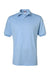 Jerzees 437M/437MSR Mens SpotShield Stain Resistant Short Sleeve Polo Shirt Light Blue Flat Front