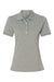 Jerzees 437WR Womens SpotShield Stain Resistant Short Sleeve Polo Shirt Oxford Grey Flat Front