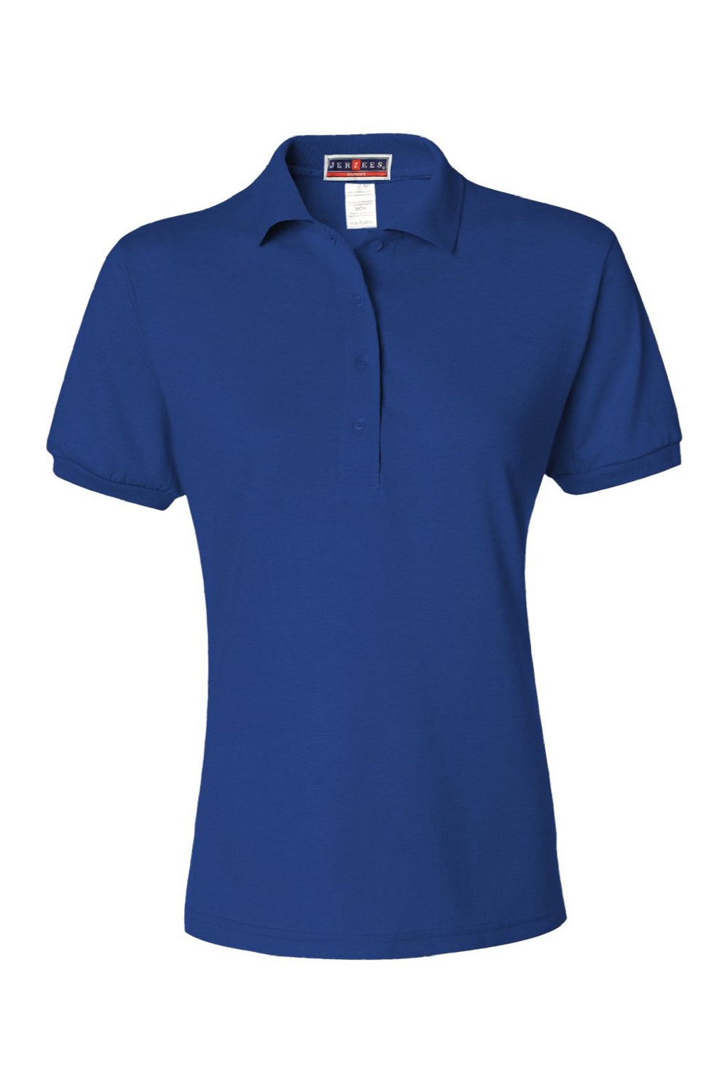 Jerzees 437WR Womens SpotShield Stain Resistant Short Sleeve Polo Shirt Royal Blue Flat Front