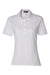 Jerzees 437WR Womens SpotShield Stain Resistant Short Sleeve Polo Shirt White Flat Front
