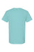 Jerzees 560MR/560M Mens Premium Blend Moisture Wicking Short Sleeve Crewneck T-Shirt Heather Aqua Flat Back