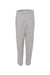 Jerzees 973M/973MR Mens NuBlend Pill Resistant Fleece Sweatpants Heather Grey Flat Front