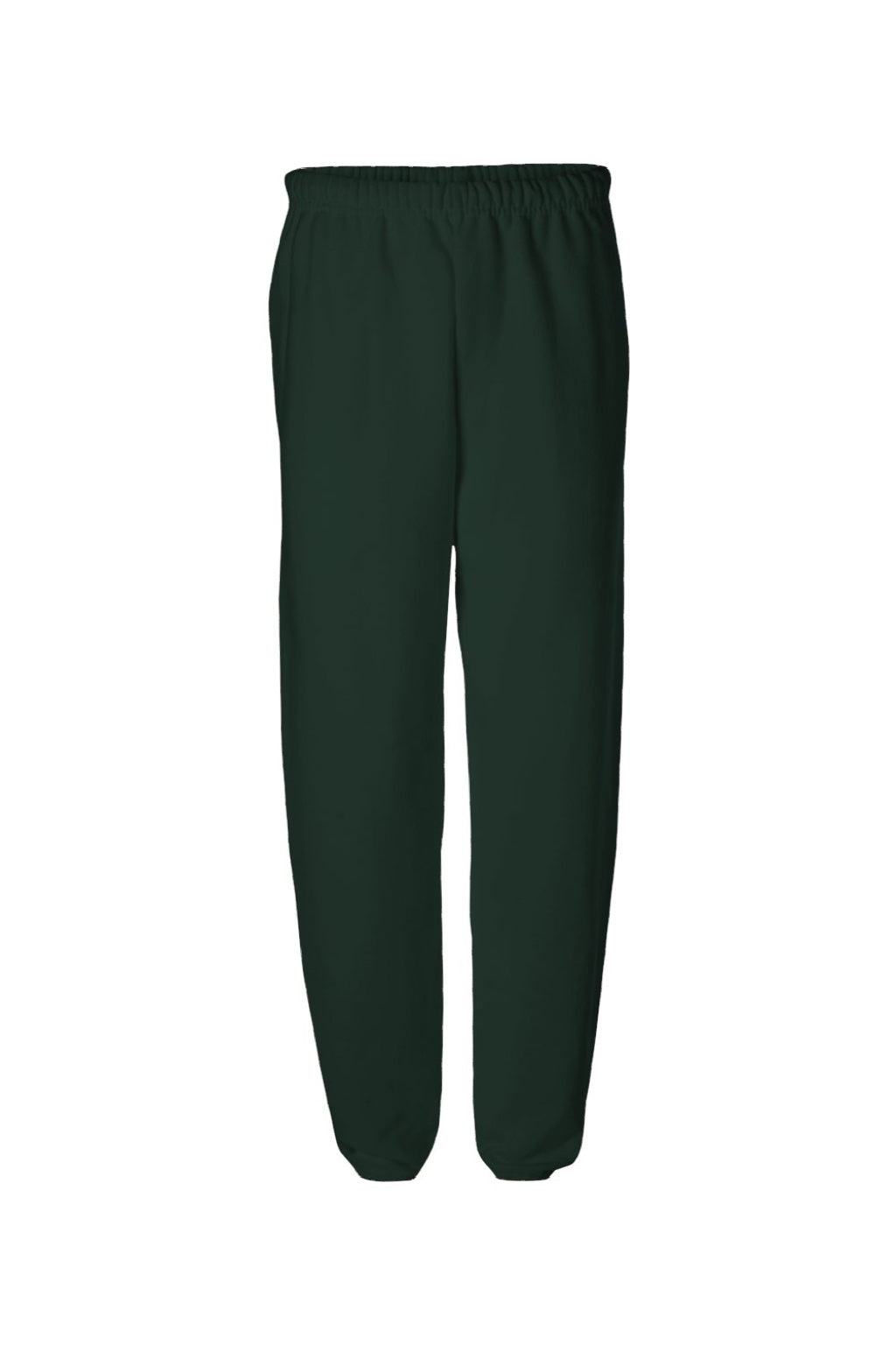 Jerzees 973M/973MR Mens NuBlend Pill Resistant Fleece Sweatpants Forest Green Flat Front