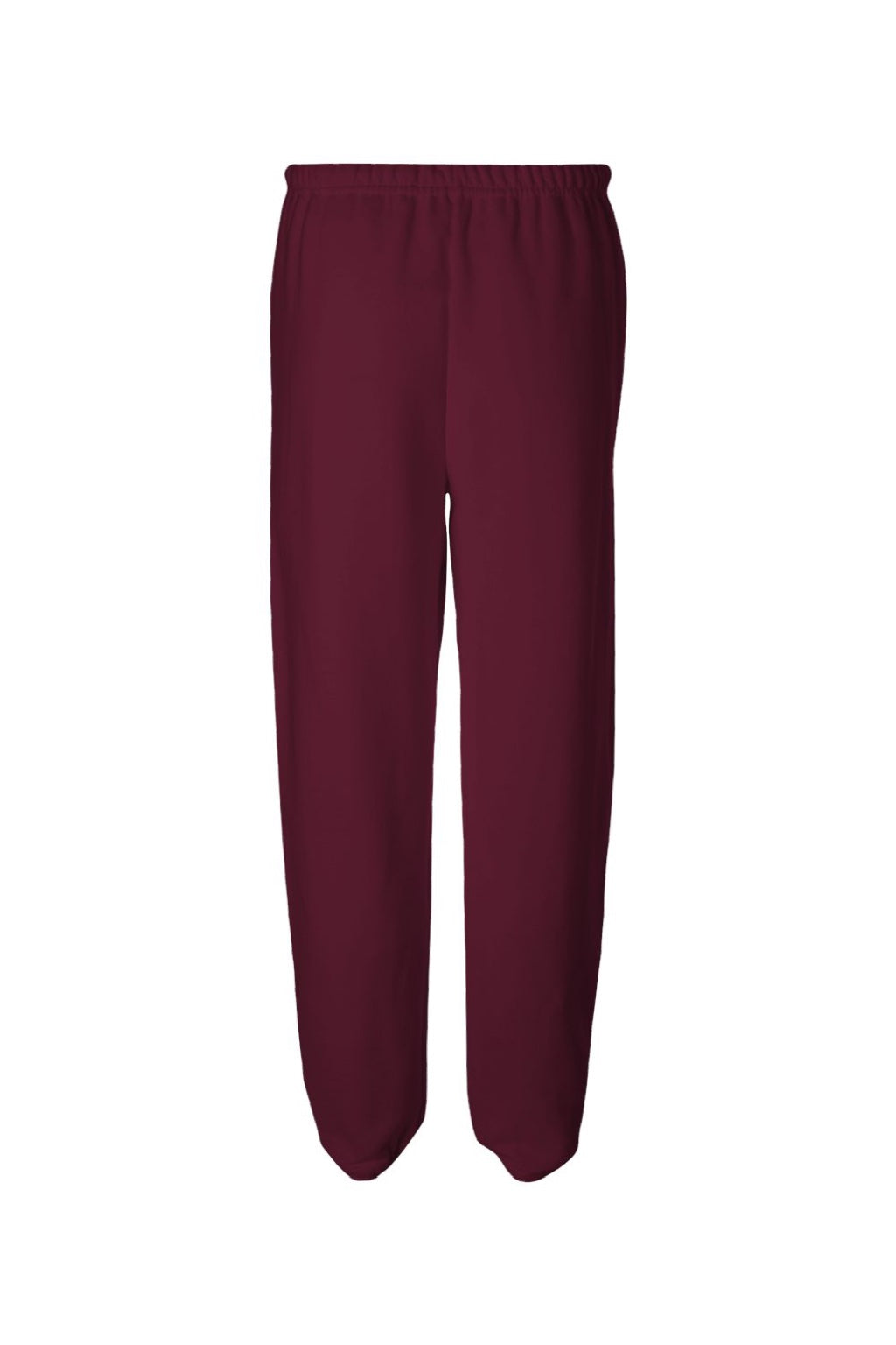 Jerzees 973M/973MR Mens NuBlend Pill Resistant Fleece Sweatpants Maroon Flat Back