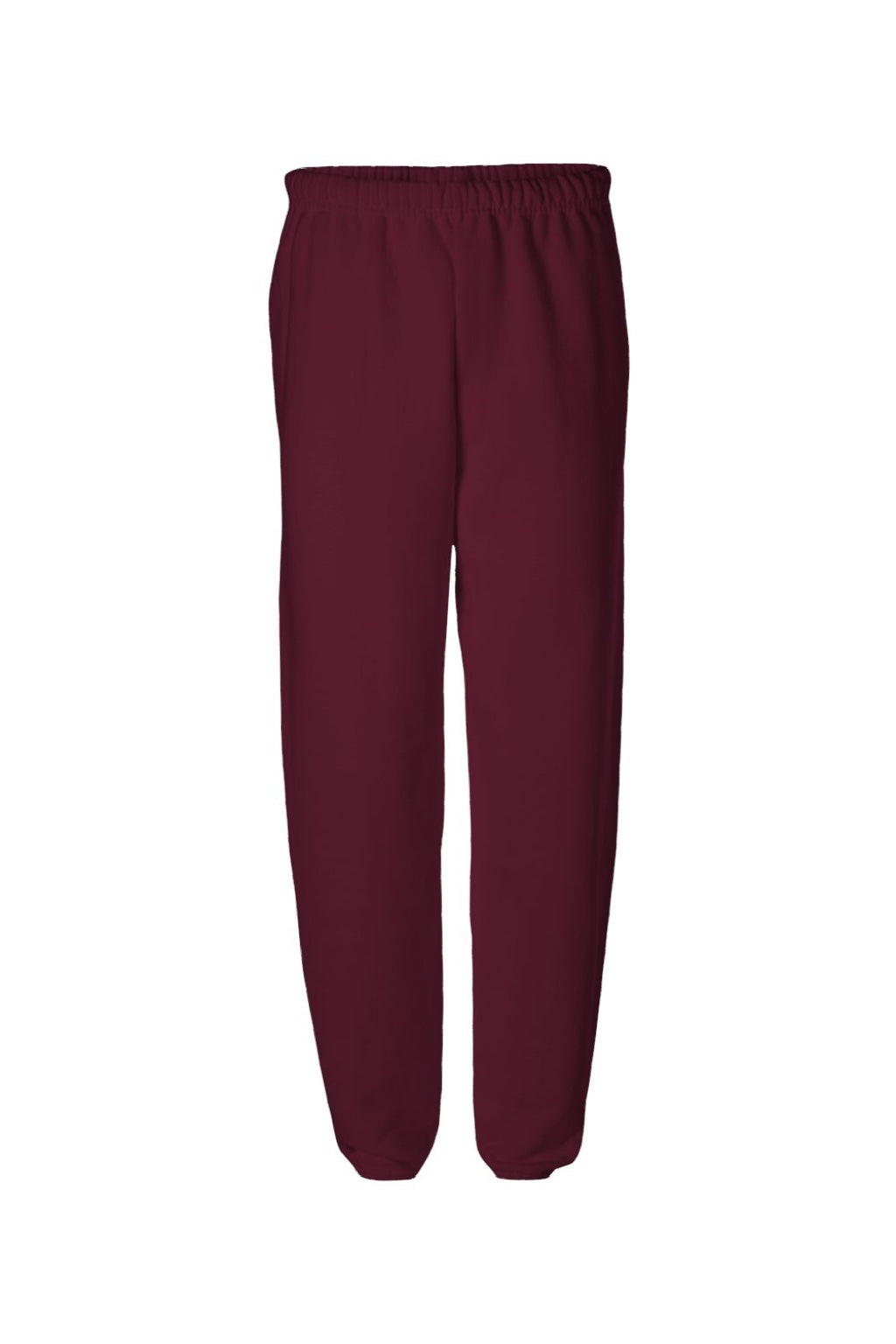 Jerzees 973M/973MR Mens NuBlend Pill Resistant Fleece Sweatpants Maroon Flat Front