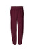 Jerzees 973M/973MR Mens NuBlend Pill Resistant Fleece Sweatpants Maroon Flat Front