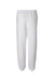 Jerzees 973M/973MR Mens NuBlend Pill Resistant Fleece Sweatpants White Flat Back