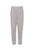 Jerzees 974M/974MPR Mens NuBlend Pill Resistant Fleece Open Bottom Sweatpants w/ Pockets Heather Grey Flat Front