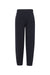 Jerzees 975YR Youth NuBlend Fleece Pill Resistant Jogger Sweatpants w/ Pockets Black Flat Front