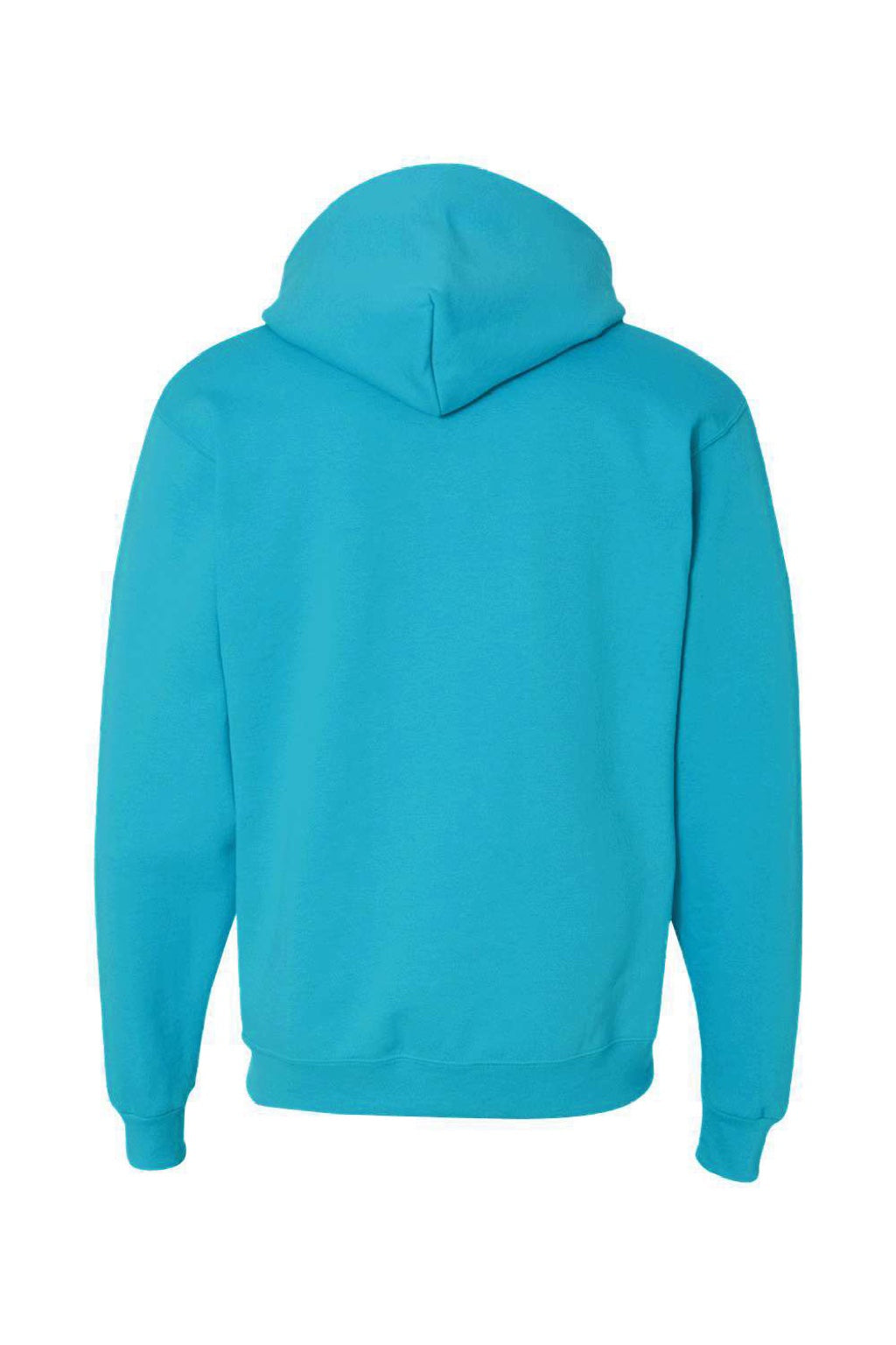 Jerzees 996M/996MR Mens NuBlend Pill Resistant Fleece Hooded Sweatshirt Hoodie w/ Pouch Pocket California Blue Flat Back