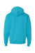 Jerzees 996M/996MR Mens NuBlend Pill Resistant Fleece Hooded Sweatshirt Hoodie w/ Pouch Pocket California Blue Flat Back