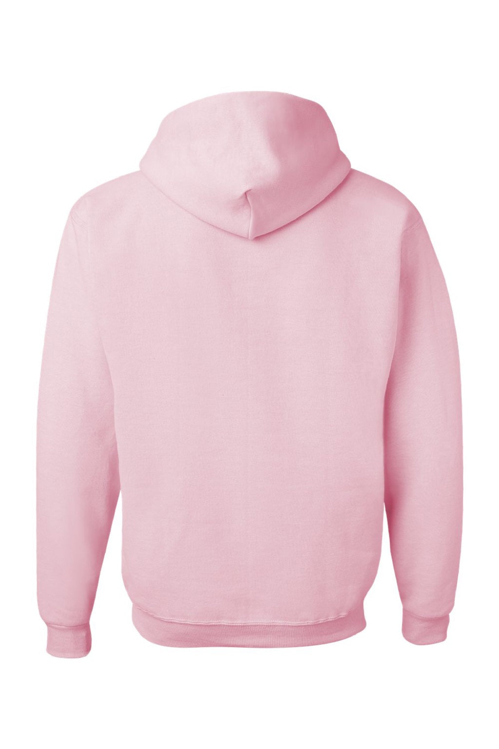 Jerzees 996M/996MR Mens NuBlend Pill Resistant Fleece Hooded Sweatshirt Hoodie w/ Pouch Pocket Classic Pink Flat Back