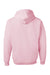 Jerzees 996M/996MR Mens NuBlend Pill Resistant Fleece Hooded Sweatshirt Hoodie w/ Pouch Pocket Classic Pink Flat Back