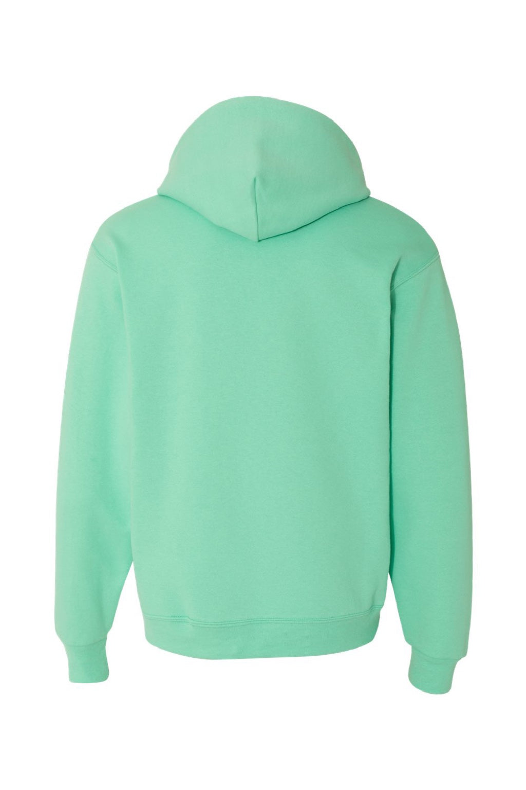 Jerzees 996M/996MR Mens NuBlend Pill Resistant Fleece Hooded Sweatshirt Hoodie w/ Pouch Pocket Mint Green Flat Back