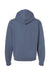 Jerzees 996M/996MR Mens NuBlend Pill Resistant Fleece Hooded Sweatshirt Hoodie w/ Pouch Pocket Denim Blue Flat Back
